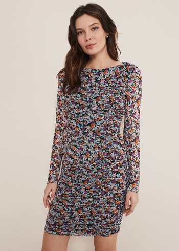 Phase Eight Serena Floral Dress Multicolor USA | 6437591-LO